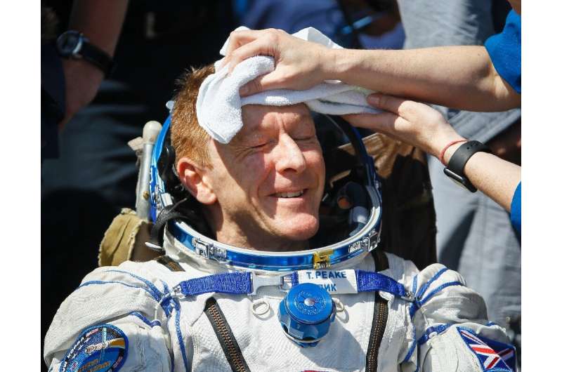 British astronaut Tim Peake, pictured after returning to Earth in 2016, has hung up his spacesuit