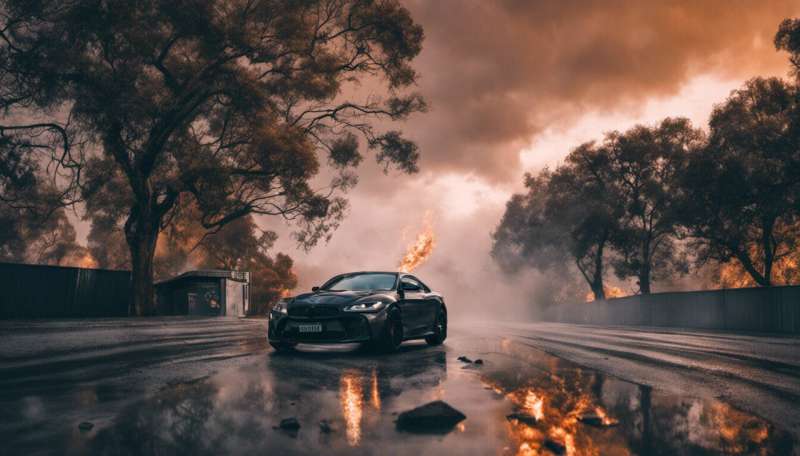 Bushfires focus public attention on climate change for months, but it’s different for storms and floods
