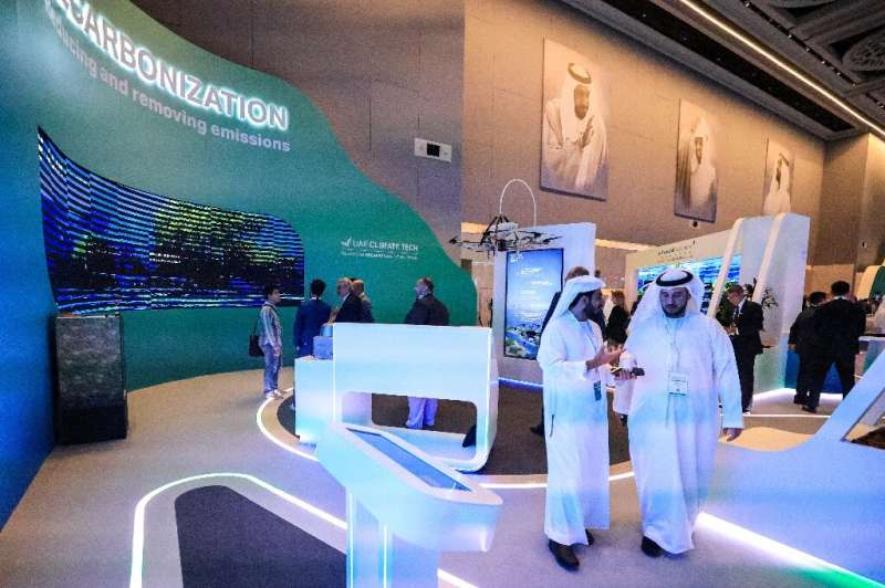 Carbon capture was a hot topic at the climate tech conference in the UAE capital Abu Dhabi