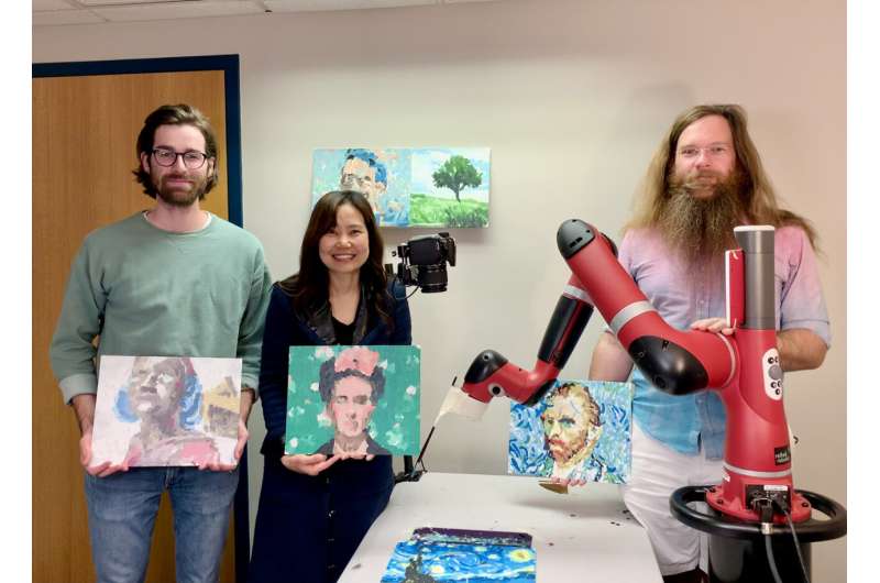 Carnegie Mellon University's AI-Powered FRIDA robot collaborates with humans to create art
