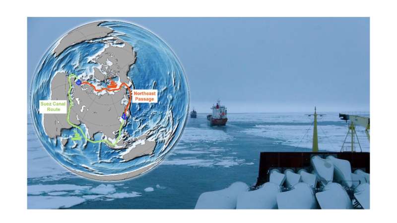 Changes in the navigability of the Arctic Northeast Passage over the past four decades