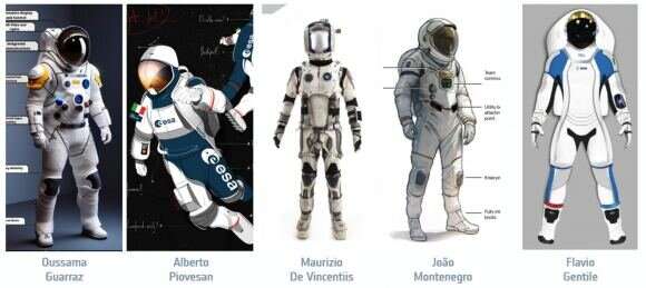 Check out the cool new designs for Europe's future spacesuits
