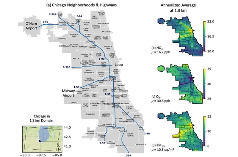 Chicago pollution varies by neighborhood