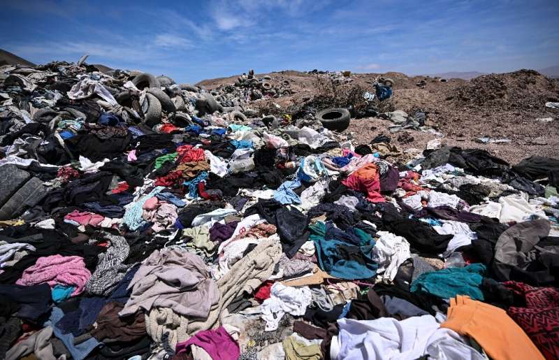 Chile has long been a hub for second-hand and unsold clothes from wealthy countries, which are either sold in Latin America or end 