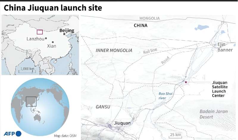 China Jiuquan launch site