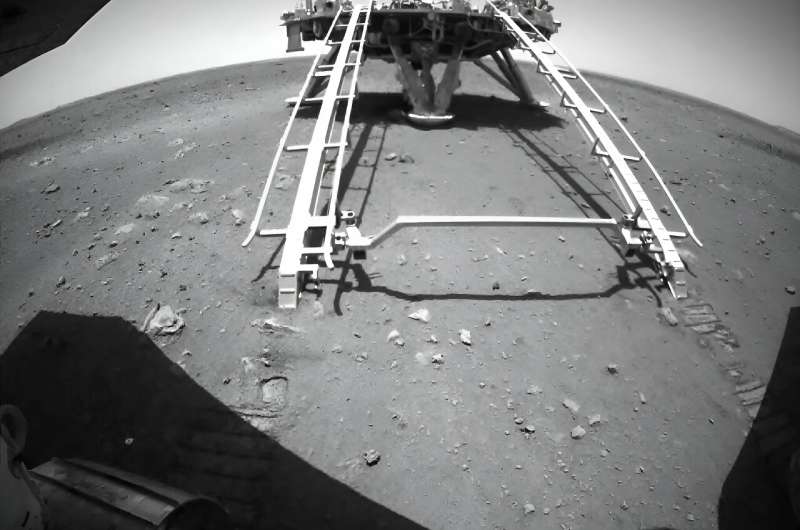 China landed a robotic rover on Mars in 2021