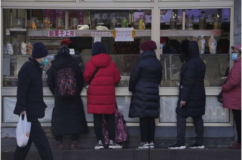China records 1st population fall in decades as births drop