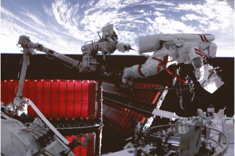 China space station crew completes spacewalk