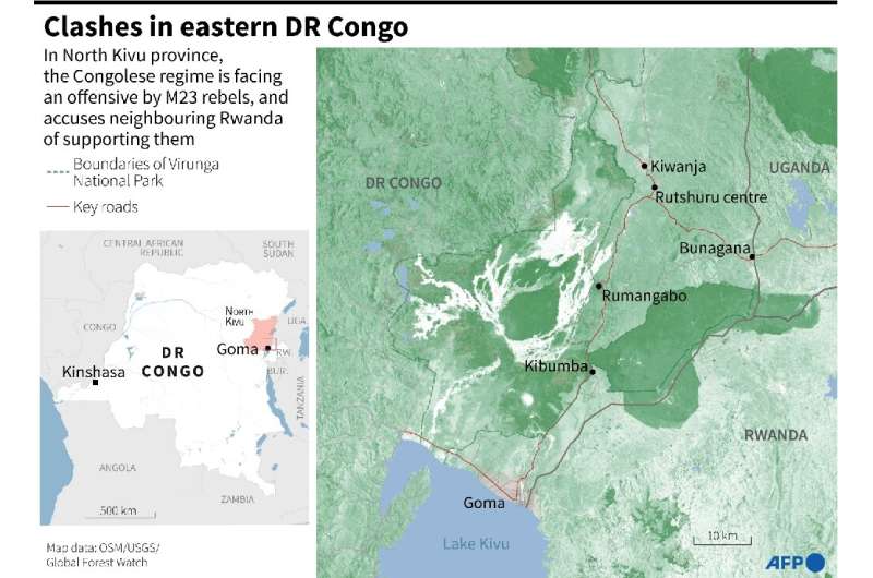 Clashes in eastern DR Congo