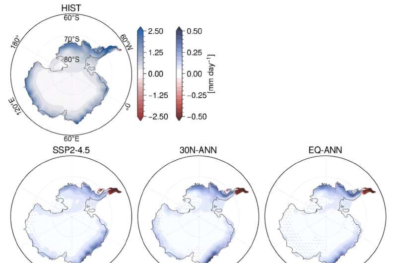 La ingeniería climática podría frenar la pérdida de hielo en la Antártida, según un estudio