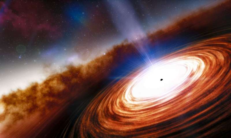 Could this supermassive black hole only have formed by direct collapse?