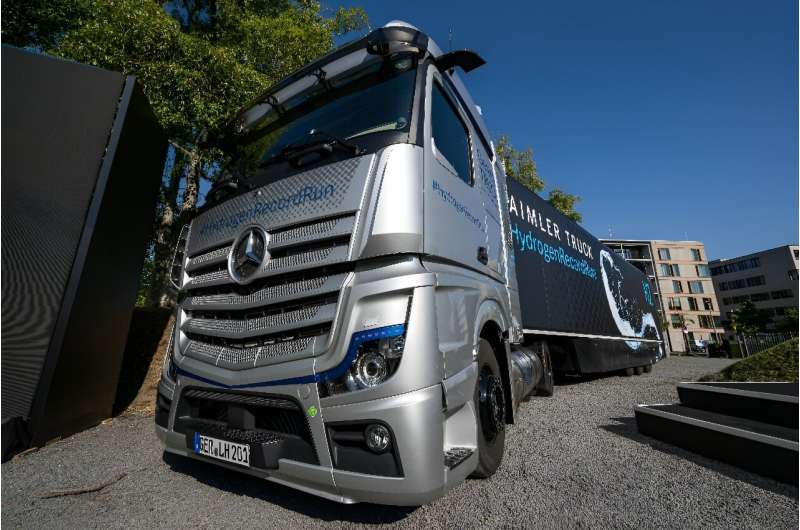 Daimler Truck's hydrogen-powered lorry completes a record-breaking 1,047 kilometre journey this week
