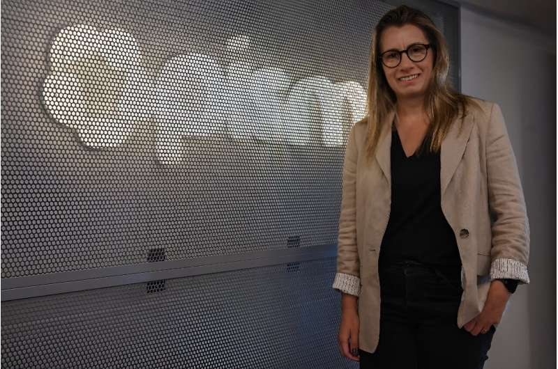 Daniela Binatti, co-founder of the fintech firm Pismo, is seen at the headquarters of her company in Sao Paulo on August 2, 2023