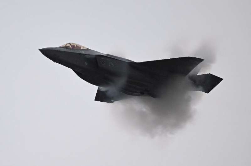 Deafening flypasts by fighters like the F-35 drew all eyes in the crowd