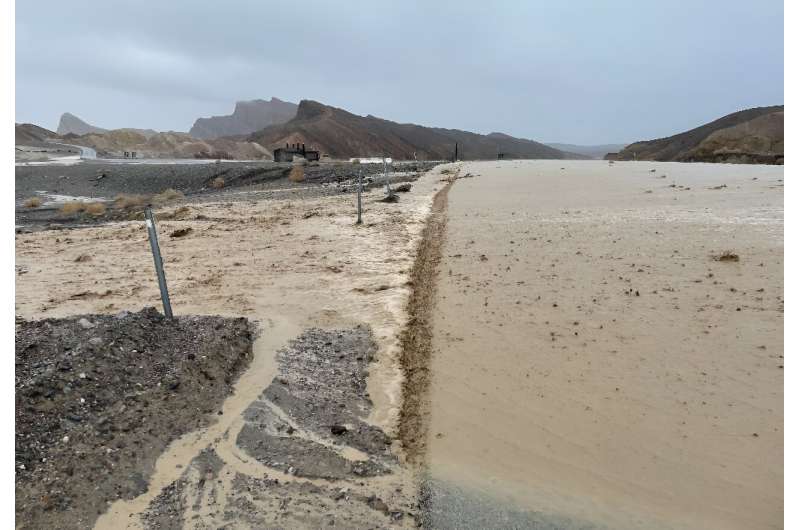 Death Valley National Park was closed due to 'hazardous flood conditions'