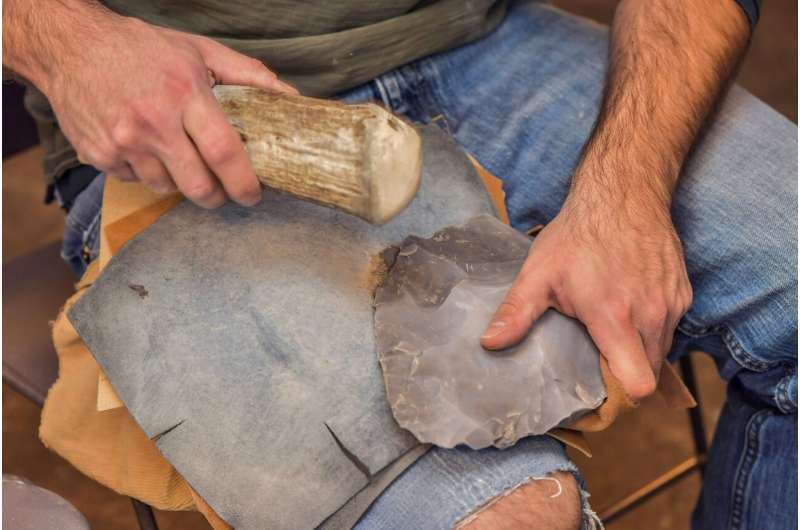 Despite the dangers, early humans risked life-threatening flintknapping injuries