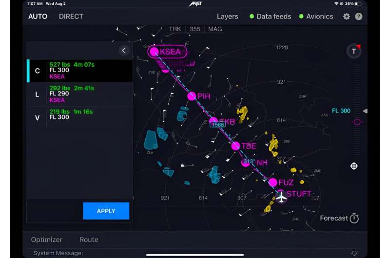 'Digital winglets' for real-time flight paths born from NASA tech