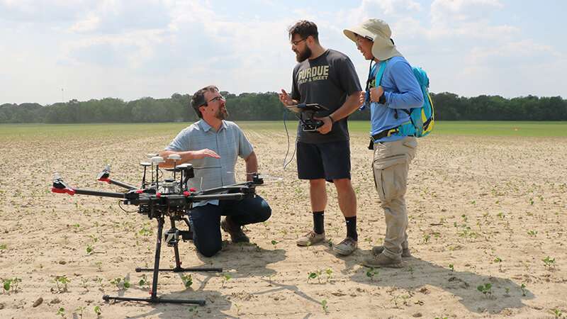 Drone imagery analysis to help increase soybean yield in wake of climate change