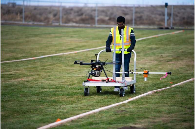 Drones fly low and slow for radiation detection
