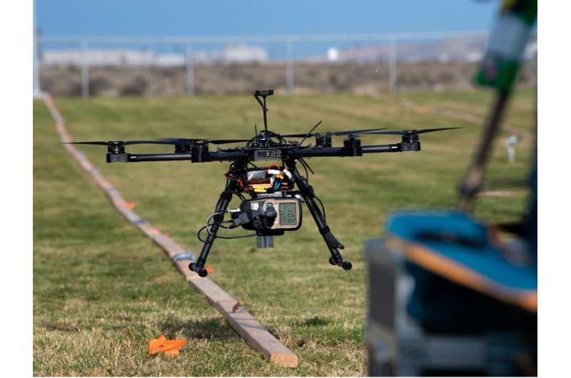 Drones fly low and slow for radiation detection