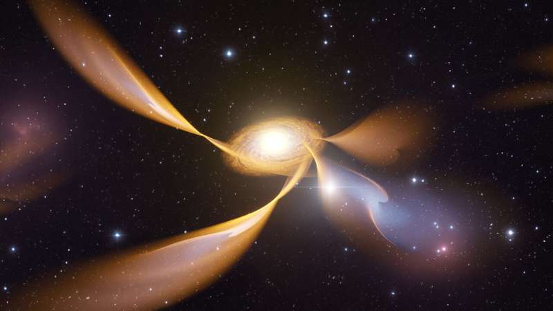 Dutch astronomers prove last piece of gas feedback-feeding loop of black hole