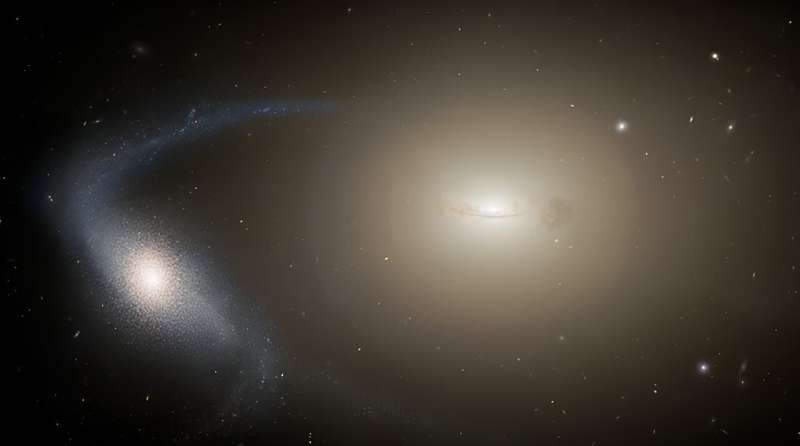 Dwarf galaxies stripped of stars prove to be the missing link in the formation of rare ultra-compact dwarf galaxies