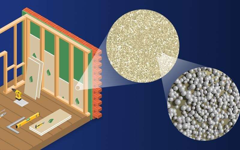 Eco-friendly foam insulates buildings without warming the globe