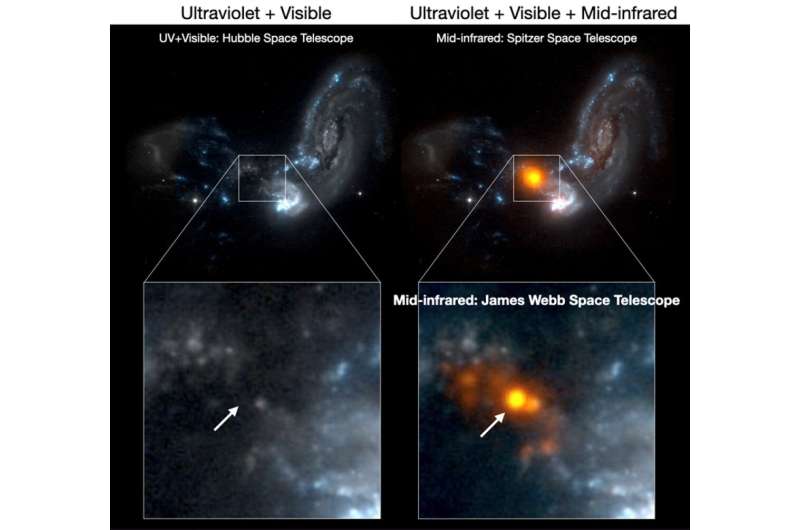 'Engine' of luminous merging galaxies pinpointed for the first time