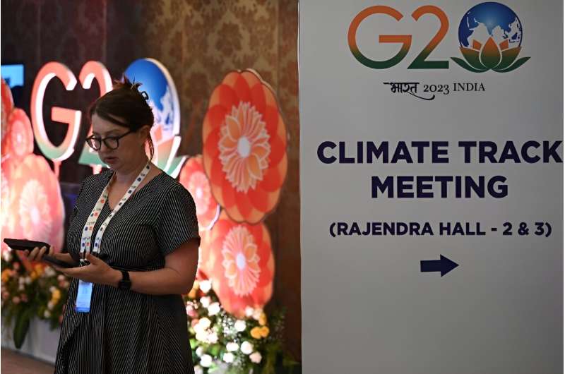 Environment ministers from G20 nations failed to agree on peaking global emissions by 2025