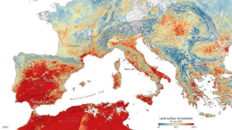 Ola de calor europea: ¿qué la está causando y es el cambio climático el culpable?