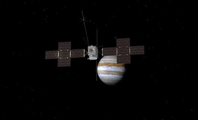 European spacecraft rockets toward Jupiter and its icy moons