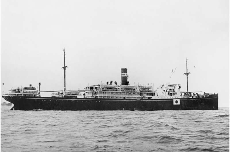 Исследователи нашли затонувший корабль времен Второй мировой войны с более чем 1000 военнопленными союзников