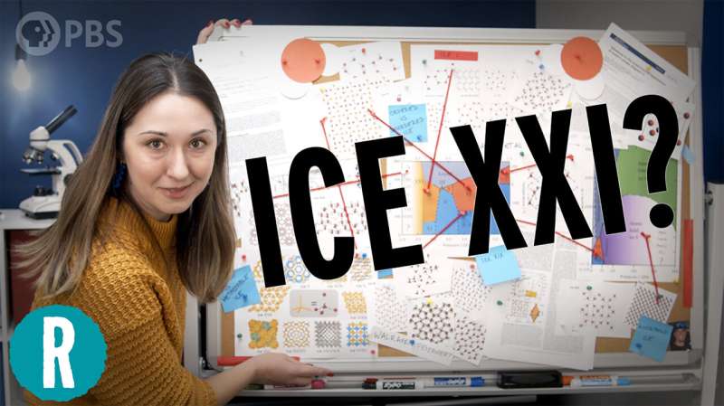 Exploring the 74,963 different kinds of ice (video)