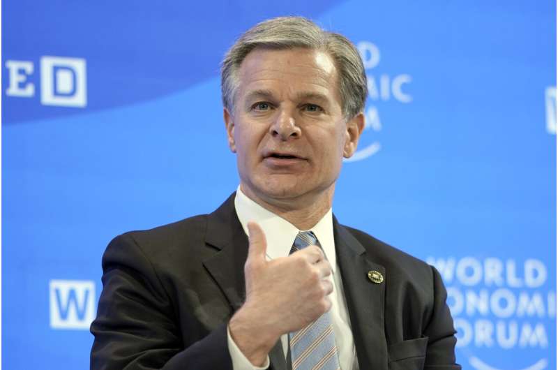 FBI chief says he's 'deeply concerned' by China's AI program