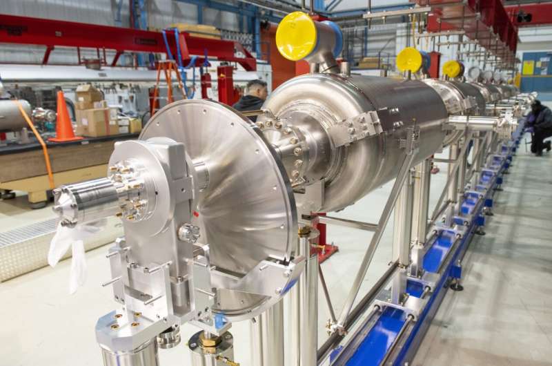 Fermilab completes the first-of-its-kind prototype of a superconducting accelerator module