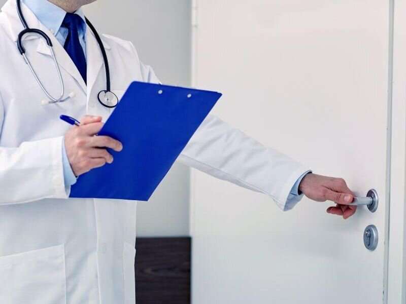 Fewer physicians working in private practice