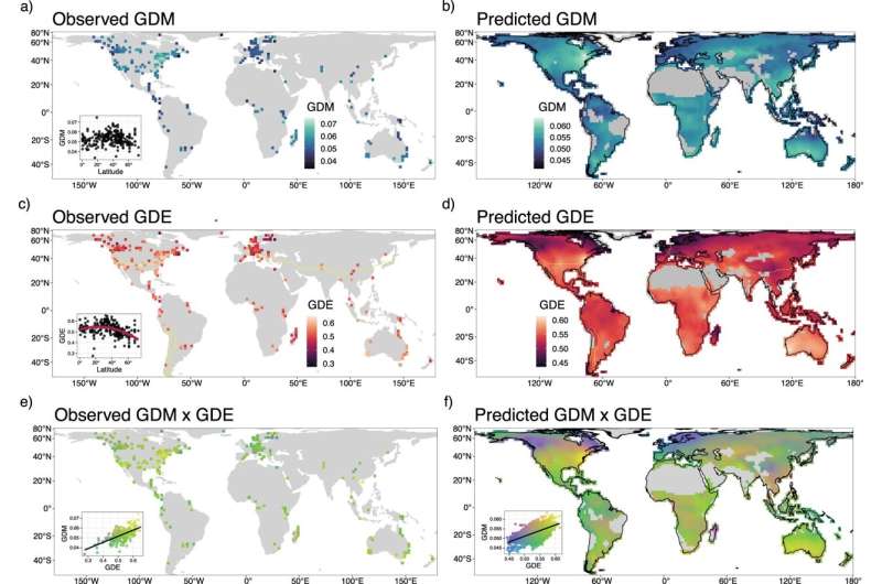 First global map of insect mitochondrial genetic diversity