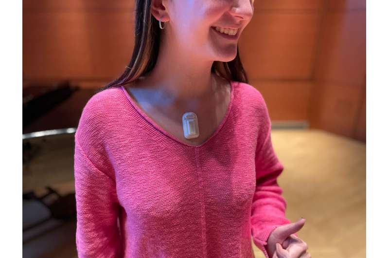 First wearable device for vocal fatigue senses when your voice needs a break
