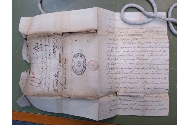 Les lettres d'amour françaises confisquées par la Grande-Bretagne enfin lues après 265 ans