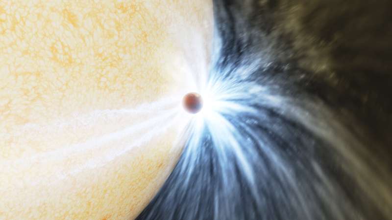 Galactic gobble: Star swallows planet in one big gulp