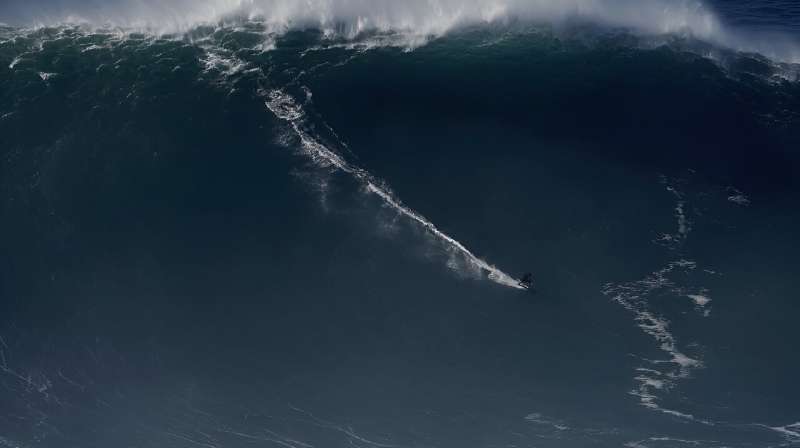 Germany's surfer Sebastian Steudtner harnesses technology to chase a new world record