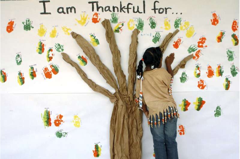 Giving thanks isn't just a holiday tradition. It's part of how humans evolved
