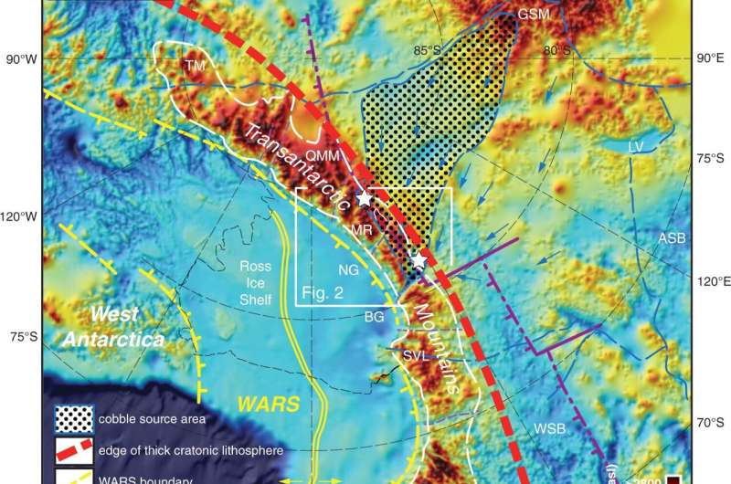 Glacial rocks reveal the geology hidden beneath the East Antarctica Ice Sheet