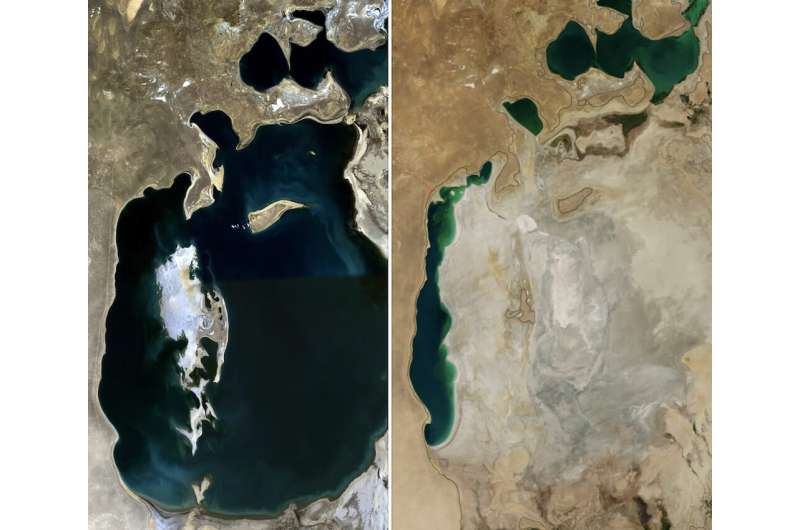 Global salt lakes in decline