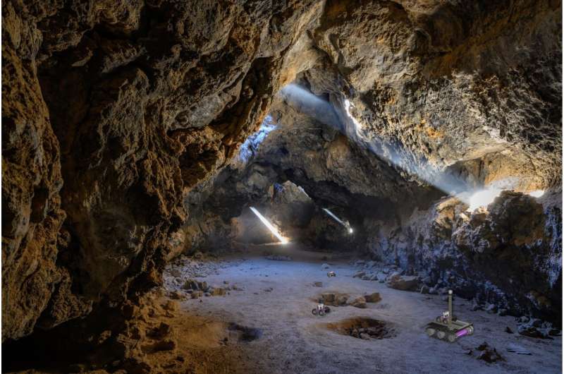 Hansel and Gretel's breadcrumb trick inspires robotic exploration of caves on Mars and beyond