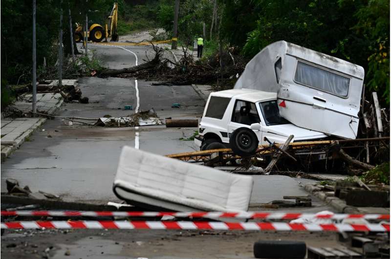 Heavy rain caused damage on Bulgaria's Black Sea coast