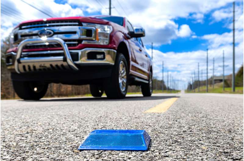 High-tech pavement markers support autonomous driving in tough conditions, remote areas