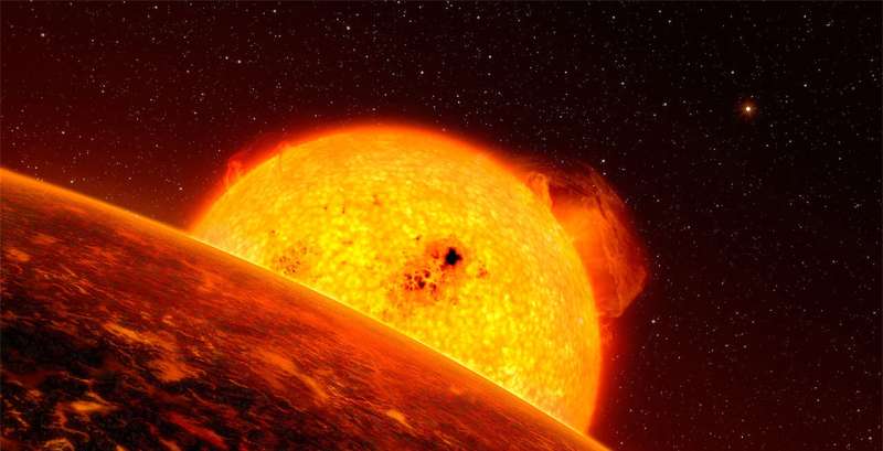 How do you recognize the atmosphere of extraterrestrial lava worlds?