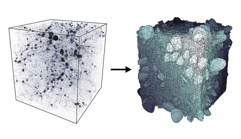 How the early universe developed lumpy clumps of matter