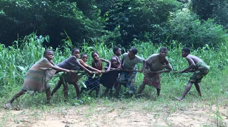 How to keep a forest happy—a study on the function of singing behaviour in BaYaka hunter gatherers in Congo